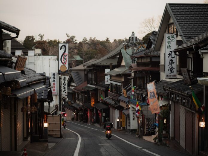 japanese local market town