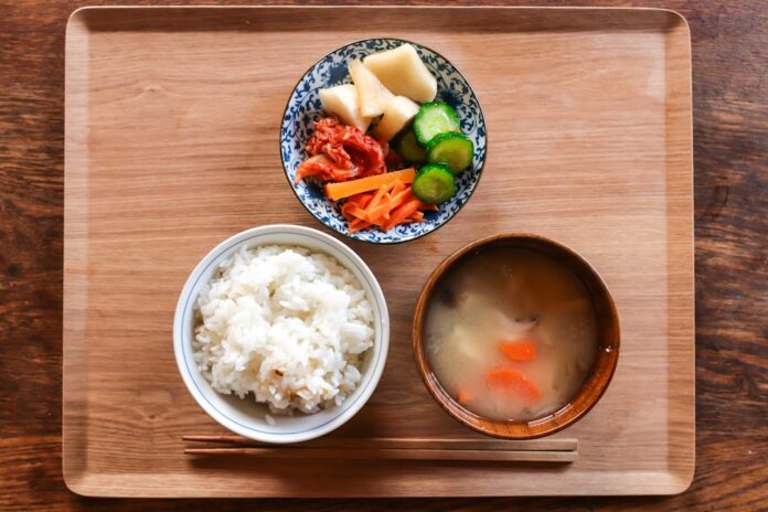 japanese breakfast set meal