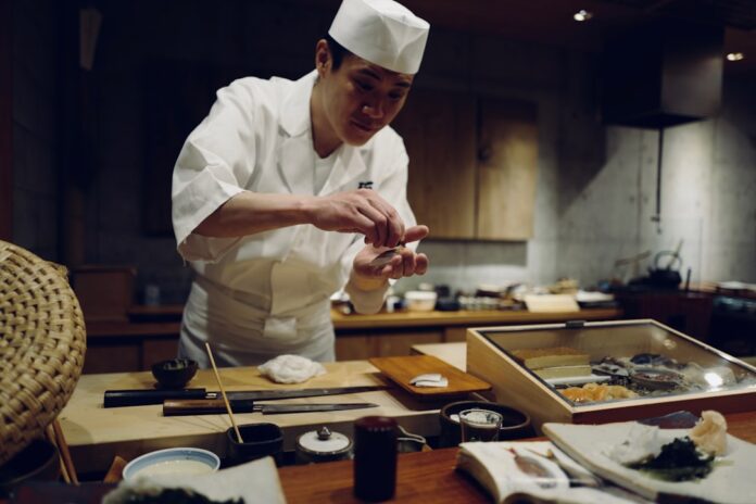 japanese sushi chef
