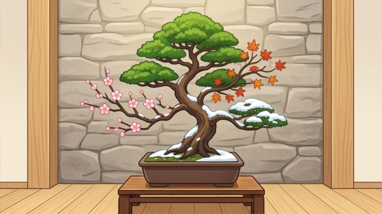 春夏秋冬を感じる盆栽