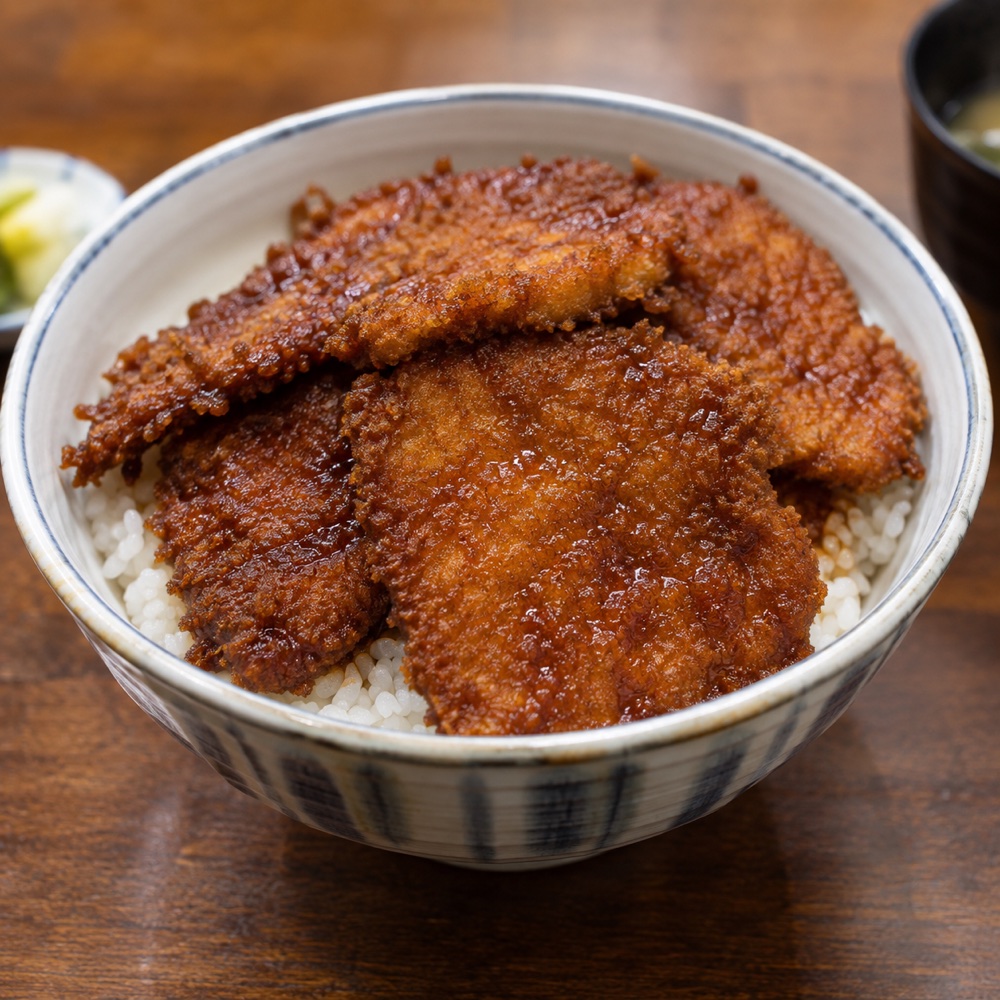 酱汁炸猪排盖饭